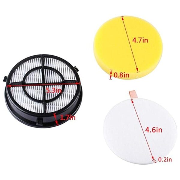 Poweka Juego de 2 filtros 16871 compatibles con Bissell_2