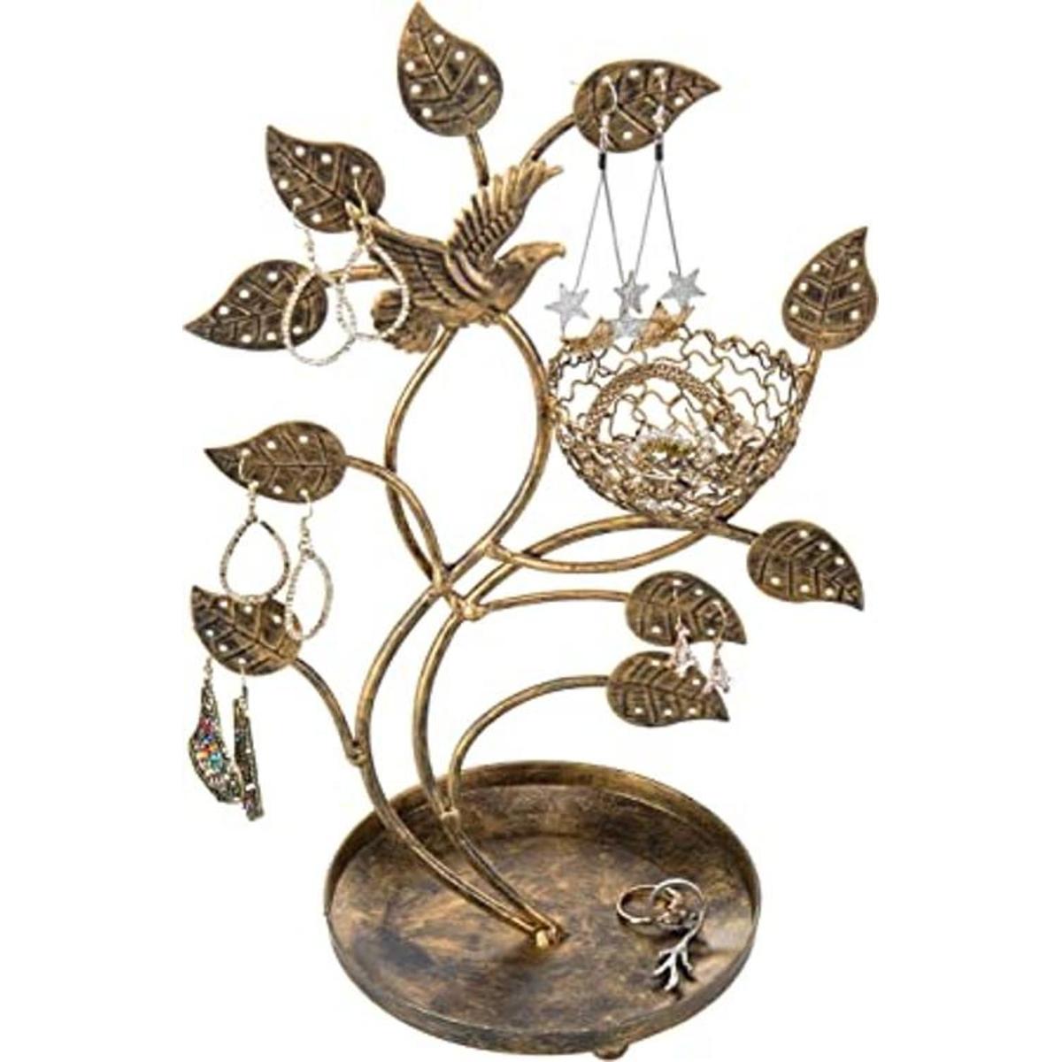 MyGift Soporte para pendientes con forma de árbol y nido