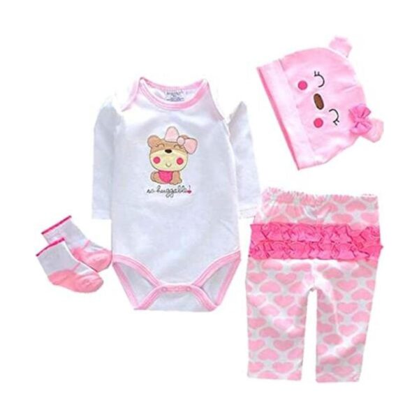 Medylove Muñecas Reborn Ropa Bebé Rosa Trajes para 20 22_1