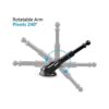 Soporte de ventosa GPS para Garmin brazo de extensión_3