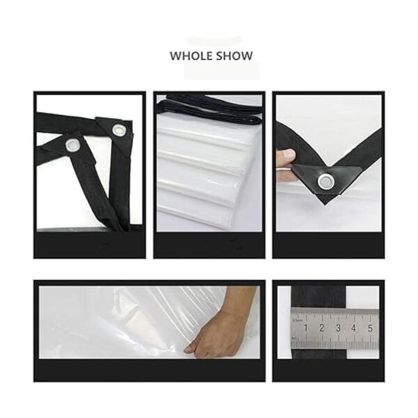 HomeABC Lona de poliéster transparente resistente_6