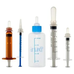 FJNATINH Frascos de alimentación para cachorros de_1