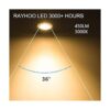 MR16 G5.3 Bombillas LED de luz blanca cálida 3000K foco no_4