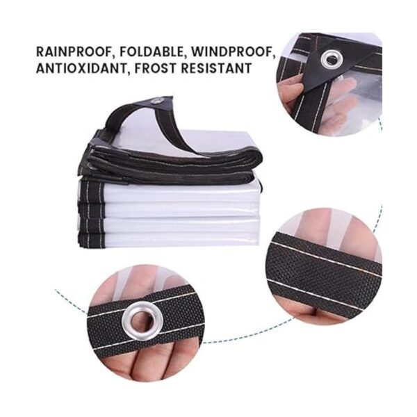 HomeABC Lona de poliéster transparente resistente_3