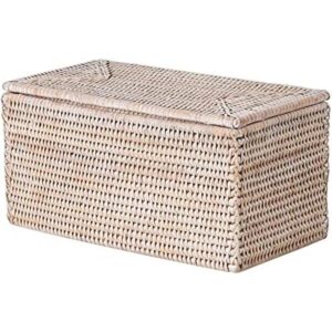 Kouboo La Jolla Caja rectangular de ratán cesta de_1