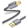JSAUX Cable de impresora USB de 15 pies 2.0 tipo A macho_1