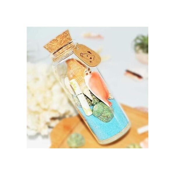 Danmu 12 mini botellas de vidrio de 1.18 x 3.14 pulgadas_5