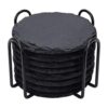 GOH DODD Posavasos para bebidas con soporte 8 posavasos