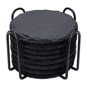GOH DODD Posavasos para bebidas con soporte 8 posavasos