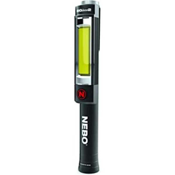 NEBO Luz de trabajo de 500 lúmenes linterna posicionada_1