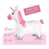 INPANY Tolva de unicornio rosa tolva de caballo juguete_2