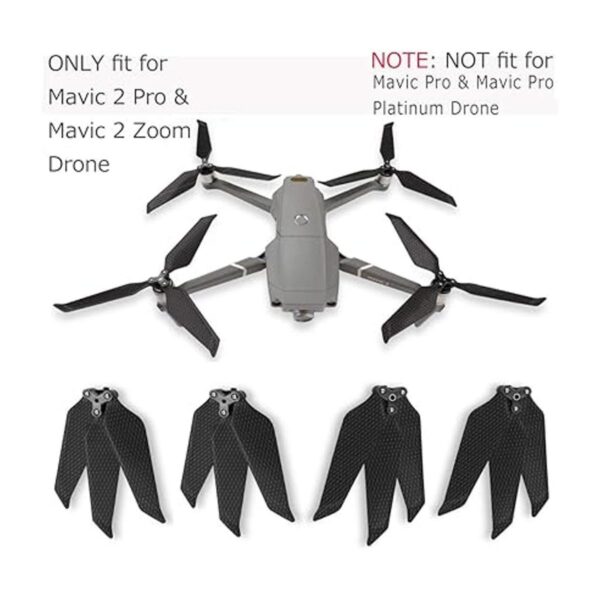 RCGEEK compatible con DJI Mavic 2 Pro hélices de fibra de_2