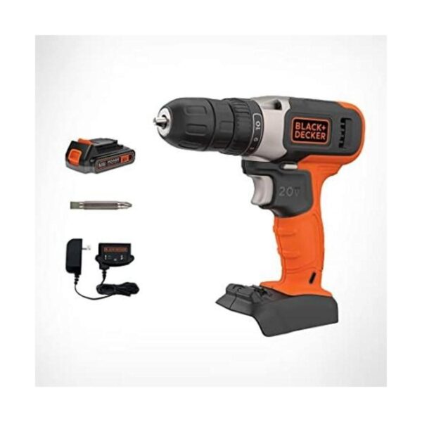 BLACKDECKER Taladro inalámbrico de 20 V MAX