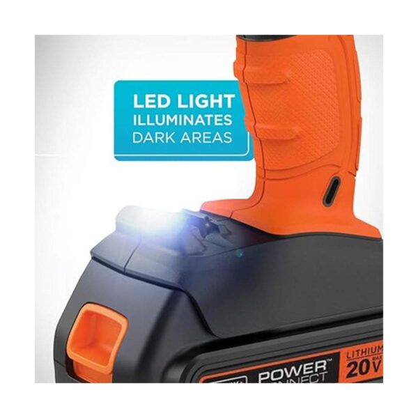 BLACKDECKER Taladro inalámbrico de 20 V MAX