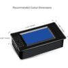 CrocSee AC 80260V 100A CRS022B Pantalla LCD de corriente