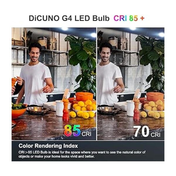 DiCUNO Bombilla LED G4 de 3 W BiPin equivalente a_5