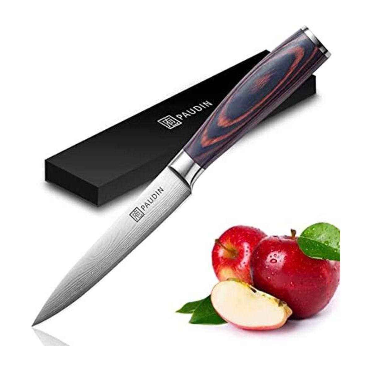 PAUDIN Cuchillo de chef alemán de acero inoxidable de