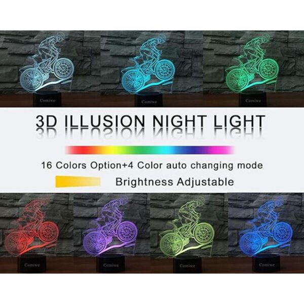 Luces LED de iluminación óptica 3D luz nocturna_3