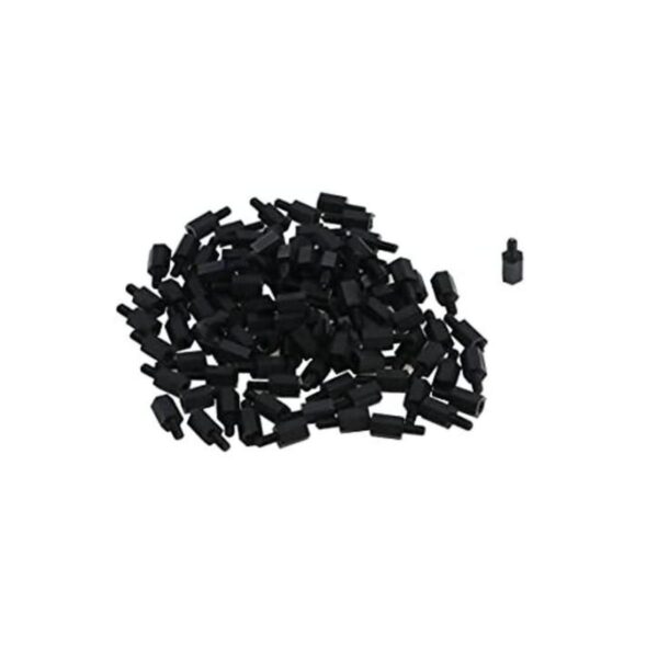 Antrader M3 Nailon hembra hembra hembra rosca tuercas_1