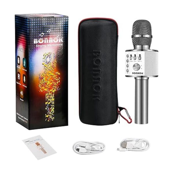Bonaok Micrófono Q37 Gris espacial_2