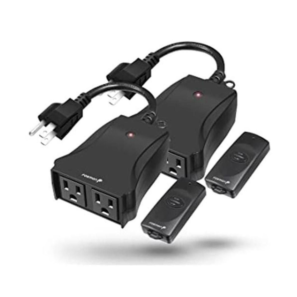Fosmon Toma de corriente de control remoto inalámbrico 2