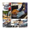 RED LMLDETA Manoplas para horno 2 piezas silicón
