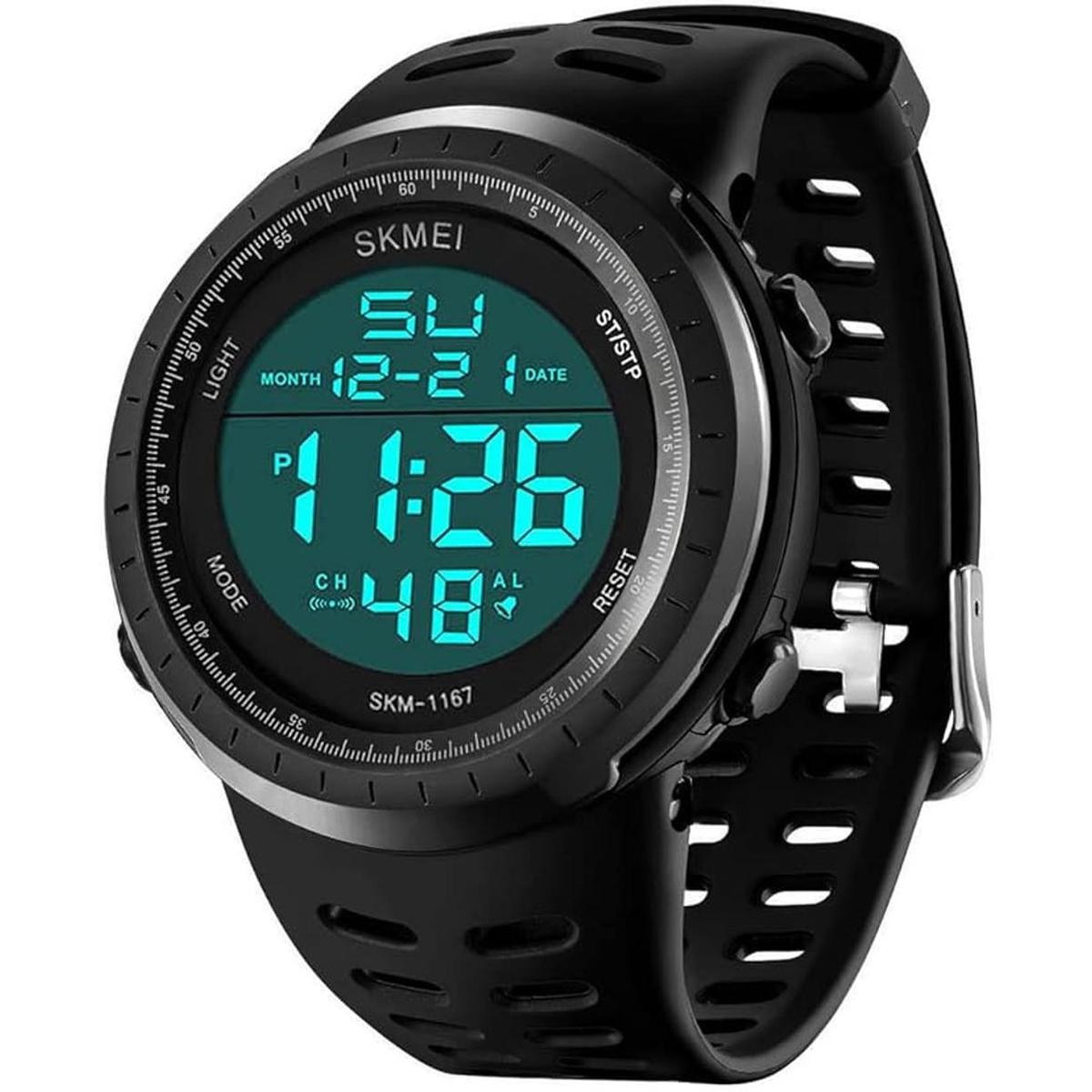 LYMFHCH Mens Digital Sports Watch Waterproof Military