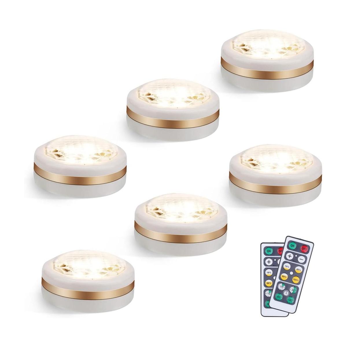 LEASTYLE luces LED inalámbricas con mando a distancia con