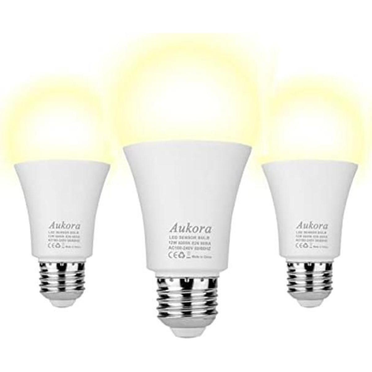 Aukora Bombilla LED de sensor inteligente de 12 W