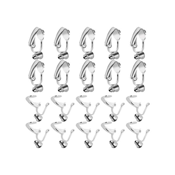 BronaGrand 20 piezas de clip para aretes convertidor de