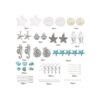 SUNNYCLUE 1 caja DIY 10 pares de aretes de concha de_2