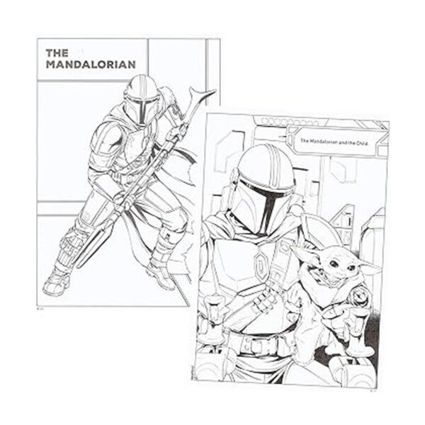 Star Wars Mandalorian Juego de libros para colorear El_5
