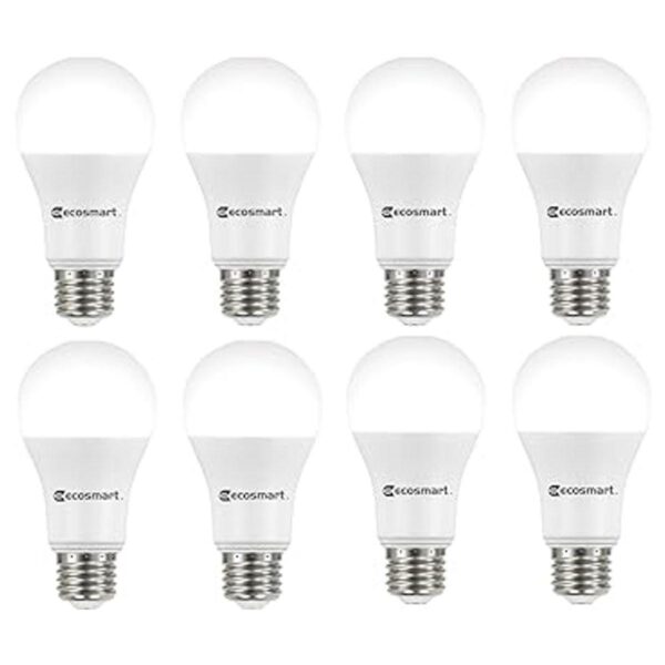 Paquete de 8 bombillas LED EcoSmart regulables de 100 W_2