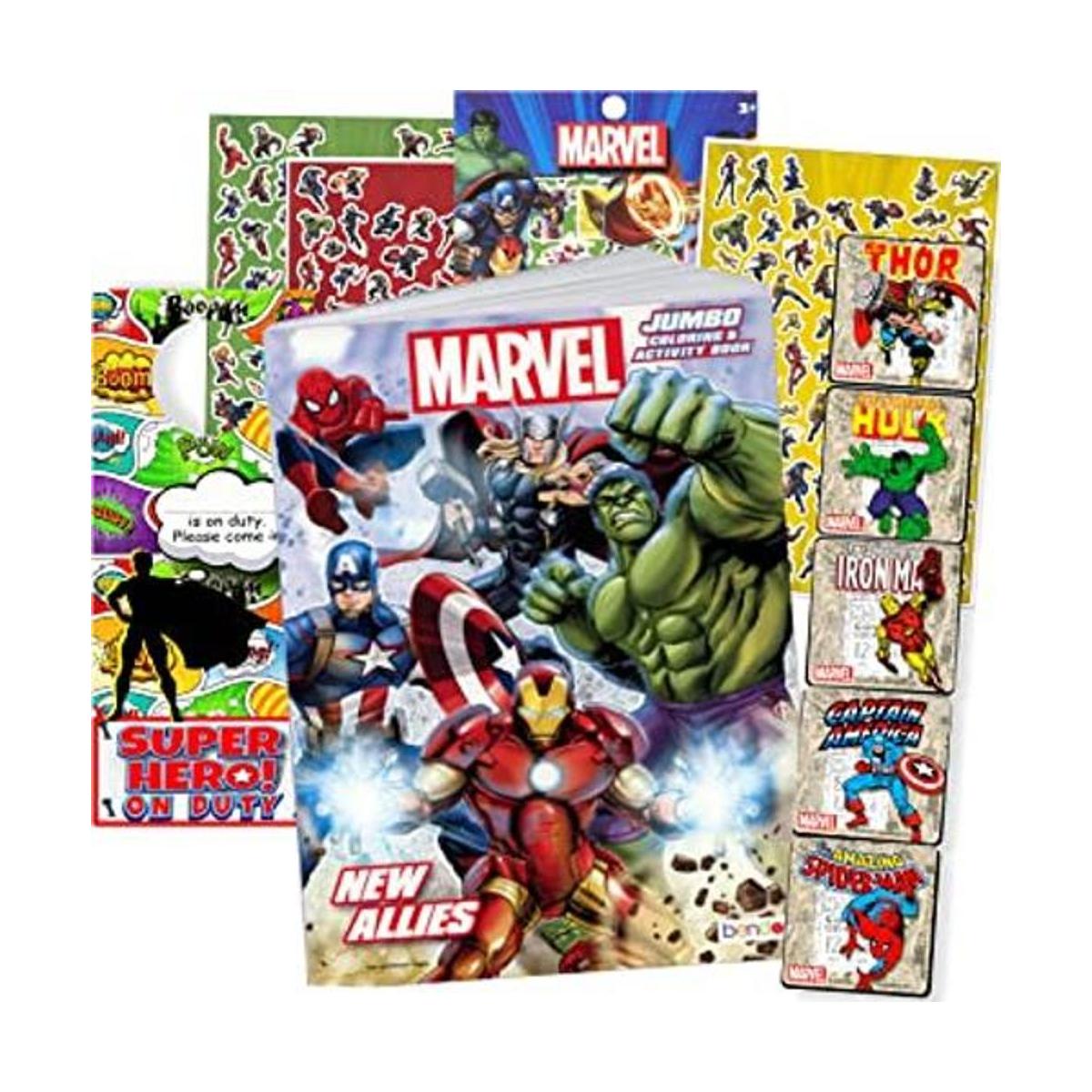 Avengers Juego de libros para colorear con calcomanías de