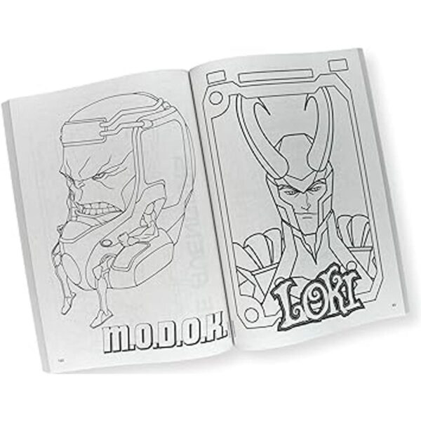 Avengers Juego de libros para colorear con calcomanías de_6
