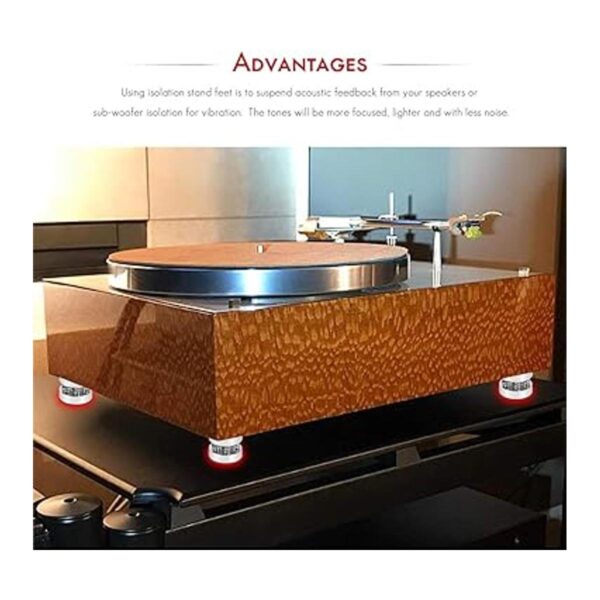 Nobsound Soporte de aislamiento para altavoces de resorte_5