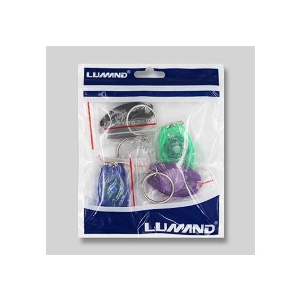 LUMAND 10 Pack Uv Mini LED Lámpara Linterna Llavero Id