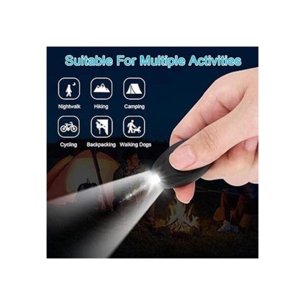 LUMAND 10 Pack Uv Mini LED Lámpara Linterna Llavero Id