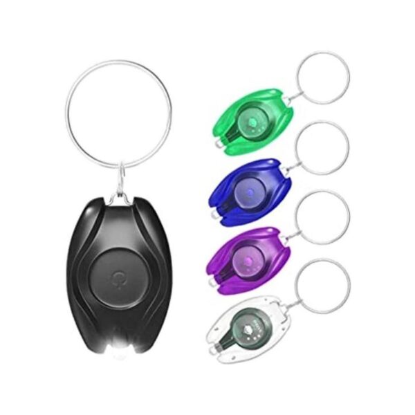 LUMAND 10 Pack Uv Mini LED Lámpara Linterna Llavero Id