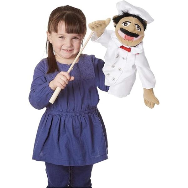 Melissa Doug Títere de chef Al Dente con varilla de_2