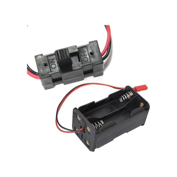 ShareGoo Juego de 2 receptores de batería con interruptor