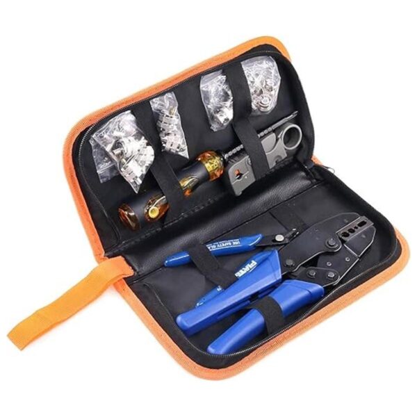 Swpeet Kit de herramientas de cable coaxial profesional