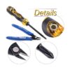 Swpeet Kit de herramientas de cable coaxial profesional