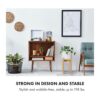 Fox Fern Soporte moderno de medio siglo para maceta