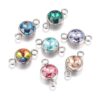 Pandahall 20 colgantes de cristal de colores mixtos con_1