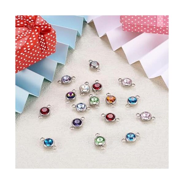 Pandahall 20 colgantes de cristal de colores mixtos con_3