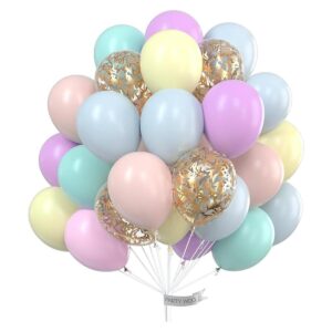 PartyWoo Globos pastel 60 globos de látex pastel de 12_1