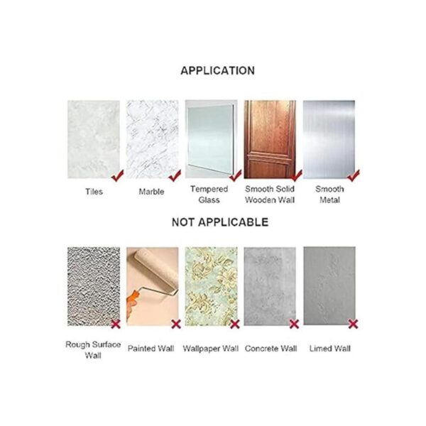 Orimade Paquete de 2 adhesivos de pared transparentes_6
