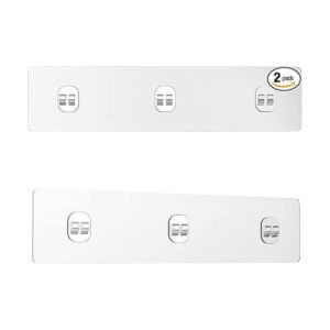 Orimade Paquete de 2 adhesivos de pared transparentes_1