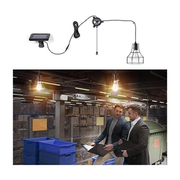 Kyson Luces solares de granero para interiores luz LED